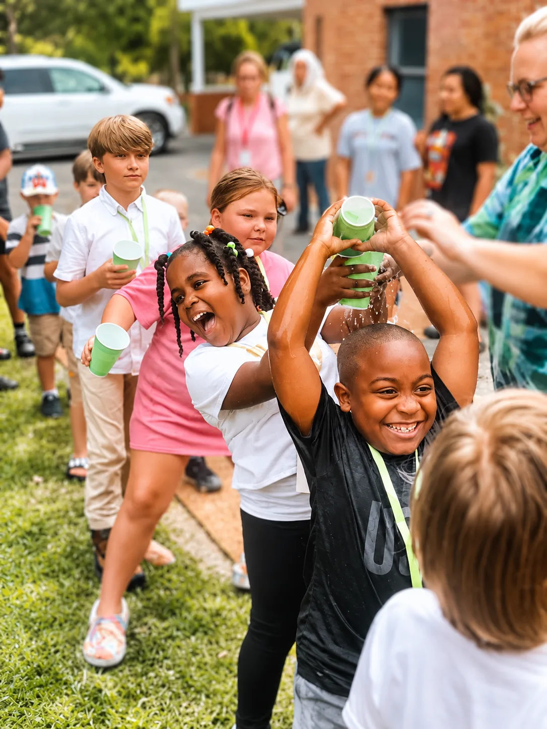 Kids having fun